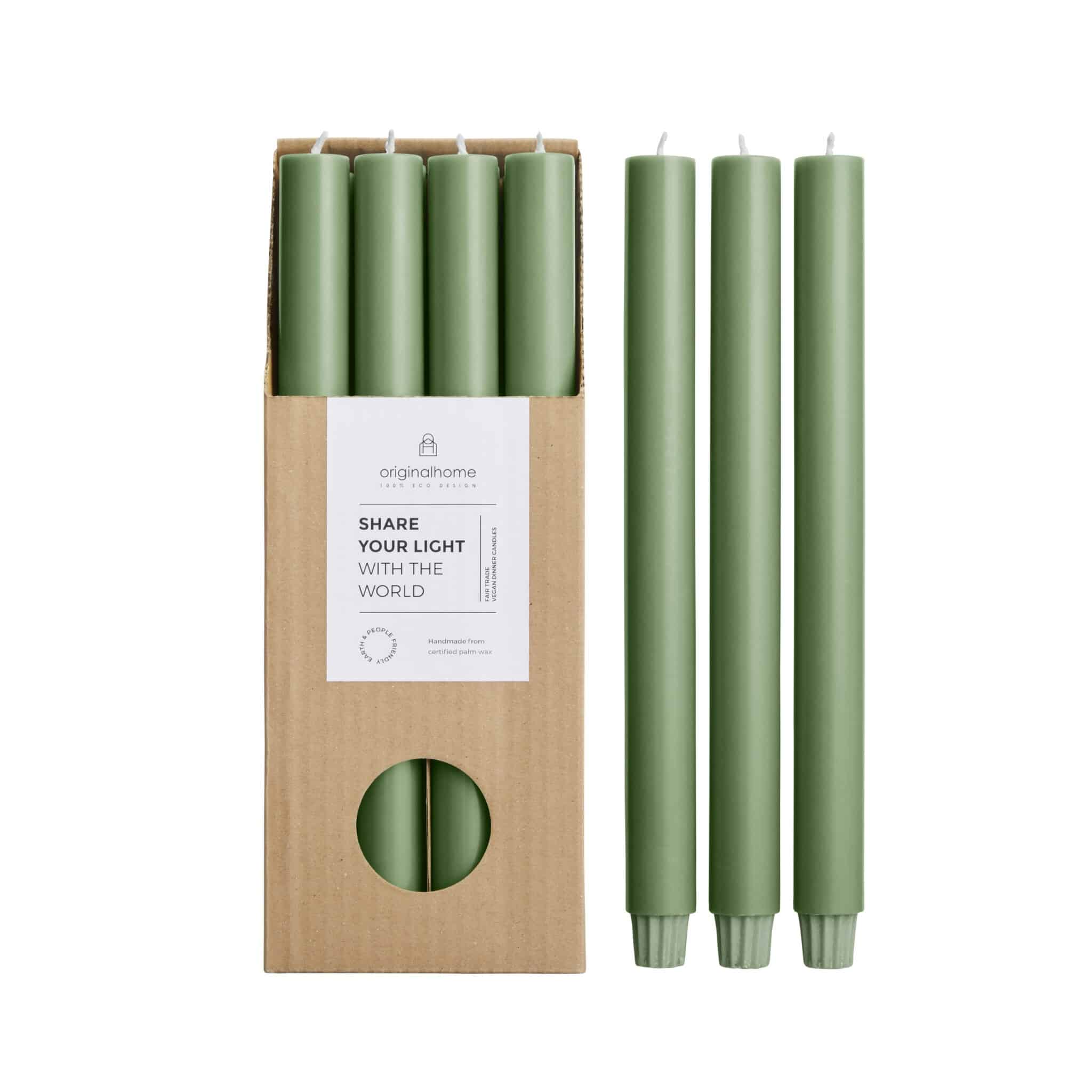 Tafelkerze Long Matcha 30 cm - ø 2.5 cm 1 Stück