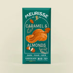 Load image into Gallery viewer, Dunkle Schokolade (73%) mit karamellisierten Mandeln - bio &amp; vegan
